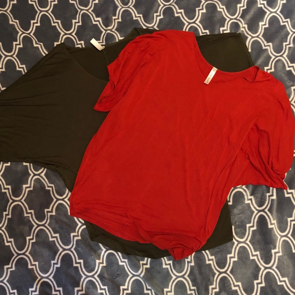 2 Dolman sleeve shirts